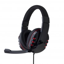 Gembird GHS-402 Gaming słuchawki z mikrofonem i regulacją głośności, glossy black