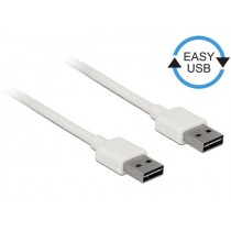 DeLOCK Kabel USB AM-AM 2.0 0.5m biały Easy USB