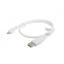 LANBERG Kabel USB 2.0 micro AM-MBM5P 0.5M biały