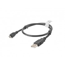 LANBERG Kabel USB 2.0 micro AM-MBM5P 0.5M czarny