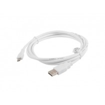 LANBERG Kabel USB 2.0 micro AM-MBM5P 1.8M biały