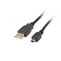 Lanberg Kabel USB 2.0 mini AM-BM5P 1.8M czarny (CANON)