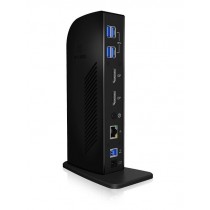 RaidSonic Technology Stacja dokująca IB-DK2242AC USB,2xDP,LAN,AUDIO,USB-B