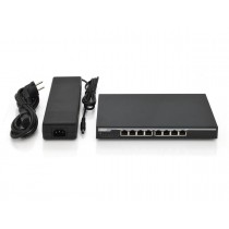 Digitus Switch Gigabit Desktop 8-portowy, 8x10/100/1000Mbps PoE+ af/at 135W, Metalowa obudowa