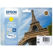 Epson T7024 - Größe XL - Gelb - Original - Tintenpatrone Optimale Tinte für Ihren Drucker - jetzt in einer überarbeiteten Verpackung, die sich leichter trans