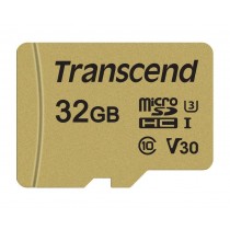 Transcend TS32GUSD500S karta pamięci Micro SDHC 32GB Class 10 ( 95MB/s ) + adapter
