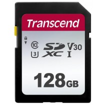 Transcend TS128GSDC300S karta pamięci SDXC 128GB Class 10 95MB/s