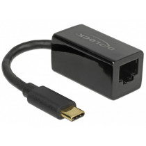 DeLOCK Karta sieciowa USB 3.1 typ C ->RJ-45 1GB na kablu