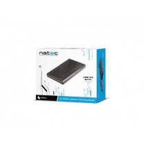 NATEC Kieszeń zewnętrzna HDD sata RHINO 2,5 USB 2.0 Aluminium Black