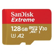 SanDisk Karta pamięci MicroSDXC EXTREME 128GB 160/90 MB/s A2 C10 V30 UHS-I U3 ActionCam