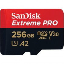 SanDisk Karta pamięci MicroSDXC EXTREME PRO 256GB 170/90 MB/s A2 C10 V30 UHS-I U3
