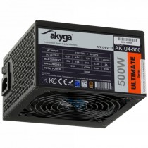 Akyga Zasilacz ATX 600W AK-U4-600 P4+4 PCI-E 6 pin 6+2 pin 6x SATA APFC 80+ Bronze FAN 12cm
