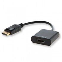 Savio Kabel adapter CL-55/B DisplayPort M - HDMI A F, worek