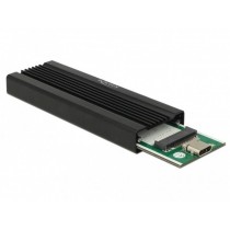 DeLOCK Kieszeń zewnętrzna SSD M.2 NVME USB C 3.1 Gen 2 czarna