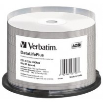Verbatim 43756 CD-R cake box 50 700MB 52x do nadruku Wide Thermal