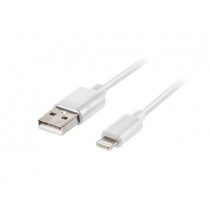 Lanberg Kabel Lightning - USB-A M/M 3m biały