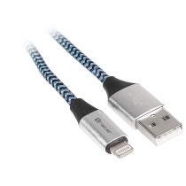 Tracer Kabel USB 2.0 iPhone AM lightning 1,0m czarno-niebieski