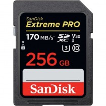 SanDisk Karta pamięci SDXC EXTREME PRO 256GB 170/90 MB/s V30 UHS-I U3