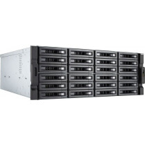 QNAP Serwer TS-2483XU-RP-E2136-16G 4U 24-bay NAS DDR4 2666 8GBx2 1GBEx1 10gbE SFP+ x2 PCIe slot x5 800W redundant PSU