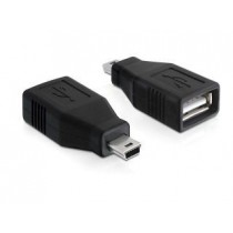 DeLOCK Adapter USB A(F)->USB Mini(M)