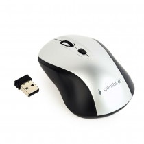 Gembird MUSW-4B-02-BS Bezprzewodowa mysz optyczna MUSW-4B-02-BS 1600 DPI nano USB czarno-srebr