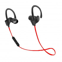 Esperanza Słuchawki Bluetooth sportowe Czarno-czerwone