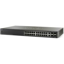  Cisco SG500-28 24x10/100/1000, 4xGig(2x5G SFP) Stackable Managed Switch (Sieci/Routery)