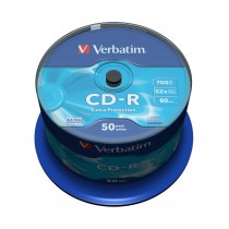 Verbatim CD-R 52x 700MB 50P CB DL Ex Prot 43351