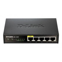 D-Link DLINK DES-1005P/E 5-Port Fast Ethernet Desktop Switch, 1 PoE port max. 15.4 W
