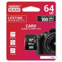 GoodRam 64GB MEMORY CARD class 10 UHS I read to 100MB/s