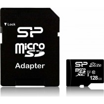 Silicon-Power Karta pamięci microSDXC Elite 128GB U1 10MB/S CL10 + adapter