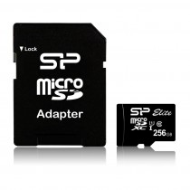 Silicon-Power Karta microSDXC 256GB U1 10MB/S CL10 elite + adapter