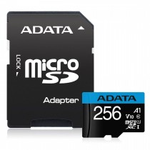 A-Data Karta pamięci microSD Premier 256GB UHS1/CL10/A1+adapter