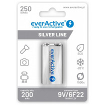 everActive Akumulatorek 6F22/9V NI-MH 250 mAh 1 szt. ready to use