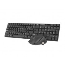 NATEC Zestaw 2 w 1 klawiatura + mysz Stingray US optyczna bezprzewodowa