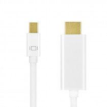 LogiLink Kabel mini DisplayPort do HDMI,4K 1m Biały