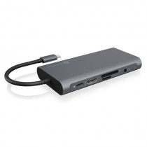 RaidSonic Technology Stacja dokująca IB-DK4040-CPD TYPE-C z dwoma interfejsami wideo