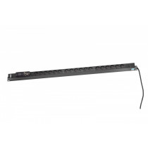Digitus Listwa monitorująca RACK PDU pionowa wtyk DIN49440 gniazda 18xNF-C61-314 (E) 16A