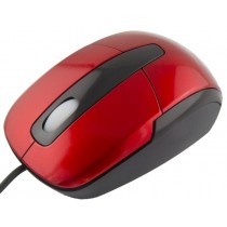 Titanum Mysz przewodowa 3D BARRACUDA TM108R optyczna czarno-czerwona