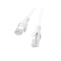 LANBERG Patchcord PCU5-10CC-0500-W kat.5e 5M biały