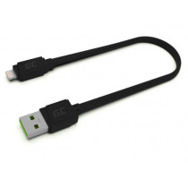 Green Cell Kabel GCmatte USB - Lightning 25 cm, płaski