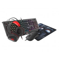 Genesis Zestaw dla graczy 4 w 1 Cobalt 330 klawiatura + mysz + słuchawki + podkładka