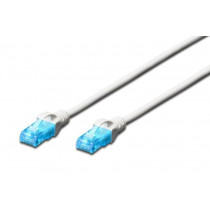 Digitus Patch cord U/UTP kat.5e PVC 1m Biały