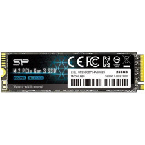 Silicon-Power Dysk SSD A60 256GB M.2 PCIe 2100/1200 MB/s NVMe