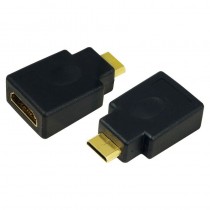 LogiLink Adapter HDMI typ A żeński - Mini HDMI typ C męski