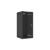 Lanberg Szafa wisząca 10'' 12U 280x310 czarna FLAT PACK