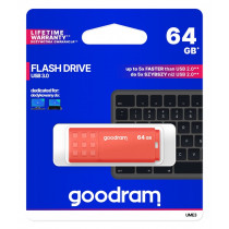 GoodRam Pendrive UME3 64GB USB 3.0 Pomarańczowy