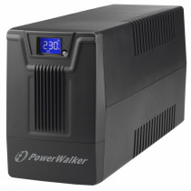 PowerWalker Zasilacz awaryjny UPS LINE-INTERACTIVE 800VA SCL 2X PL 230V, RJ11/45 IN/OUT, USB, LCD