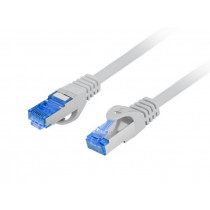 LANBERG Patchcord kat.6a S/FTP CCA 0.5m Szary