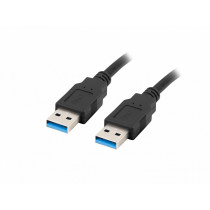 LANBERG Kabel USB-A M/M 3.0 1.8m Czarny